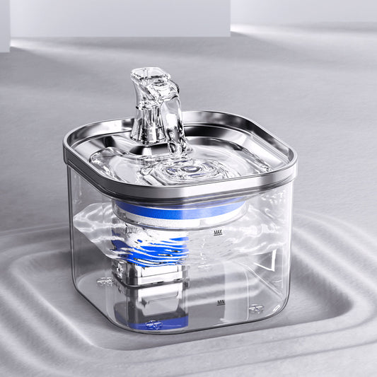 Pet Stainless Steel Automatic Water Fountain Dispenser