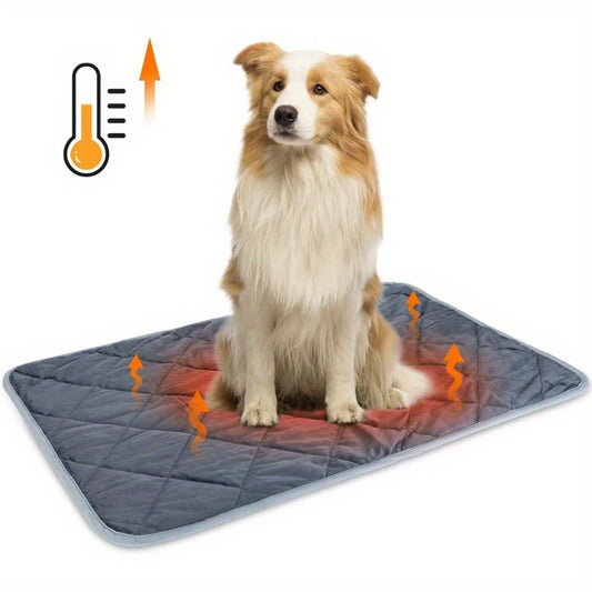 Self-Heating Pet Pad — No-Electricity Thermal Mat for Dogs & Cats