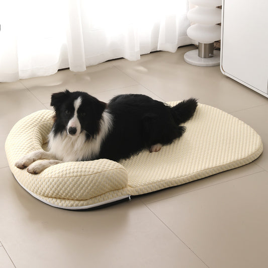 Breathable Cooling Cushioned Mat — Non-Slip Washable Comfort Pad for Dogs & Cats